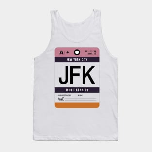 Avgeek Airport code tags - JFK - New York Tank Top